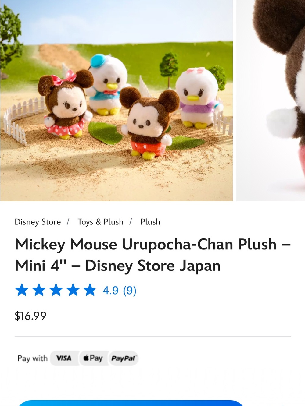 Disney Plush Trio - Winnie the Pooh, Dumbo, Minnie Mouse - Picture 8 of 8